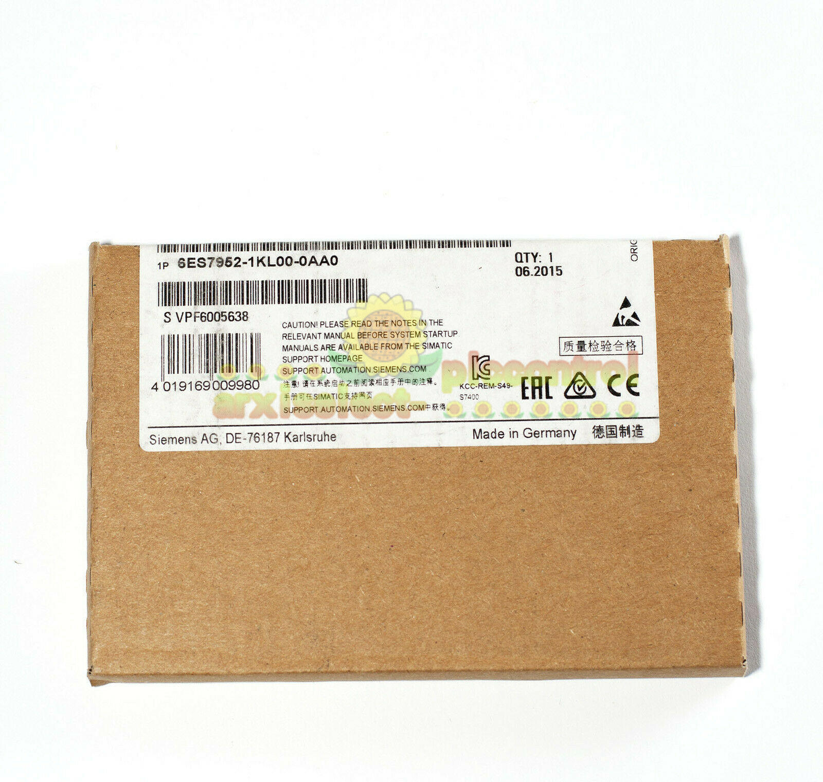 1PCS NEW SIEMENS 6ES7952-1KL00-0AA0 6ES7 952-1KL00-0AA0