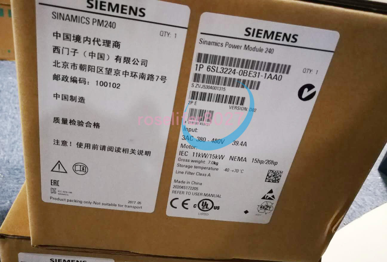1PC NEW SIEMENS 6SL3224-0BE31-1AA0 6SL3 224-0BE31-1AA0