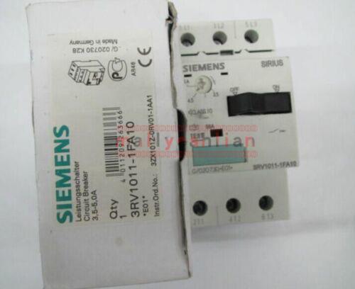 1PCS NEW Siemens 3RV1011-1FA10 3.5-5A Circuit Breaker