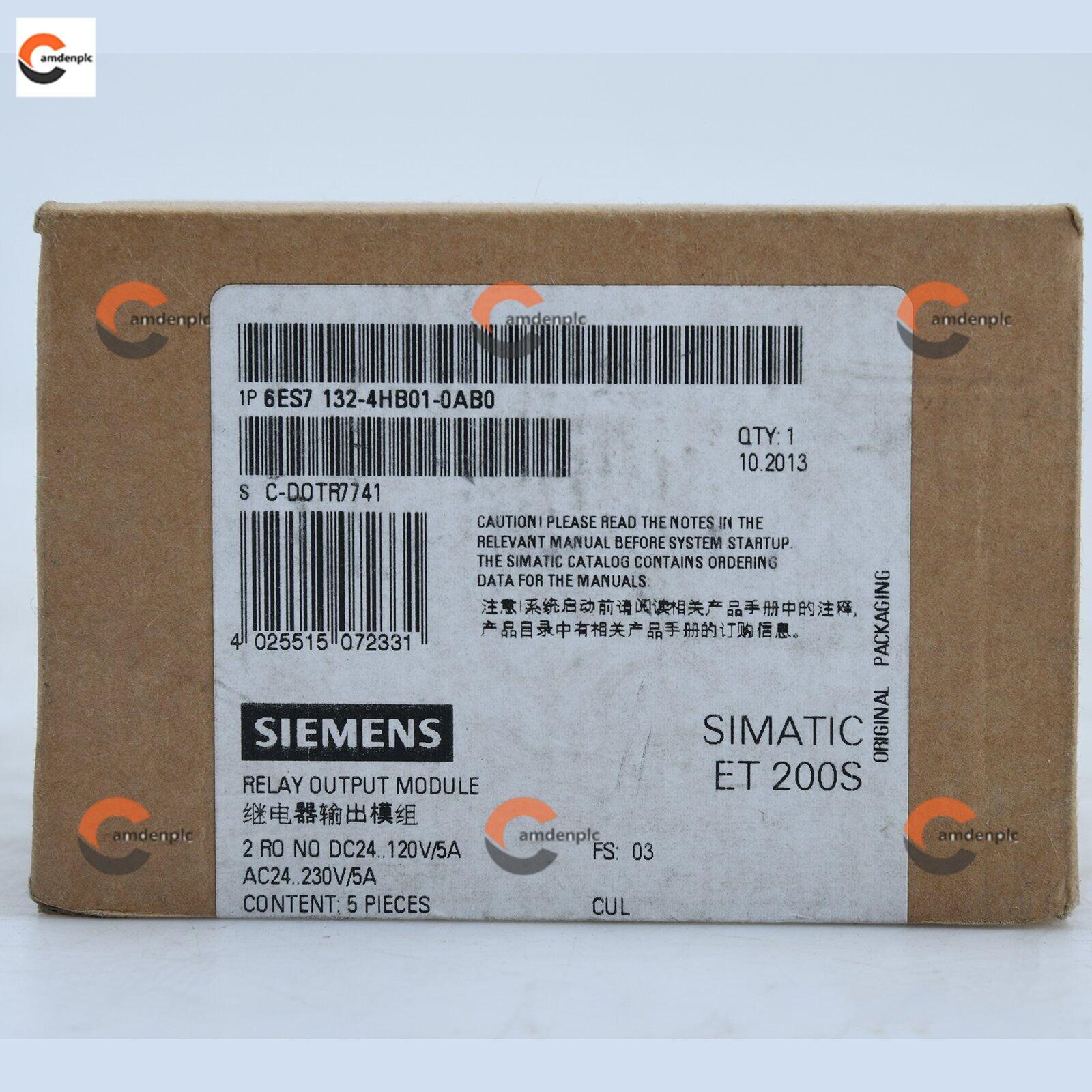 New Siemens 6ES7132-4HB01-0AB0 DP 5 electronic modules 6ES7 132-4HB01-0AB0