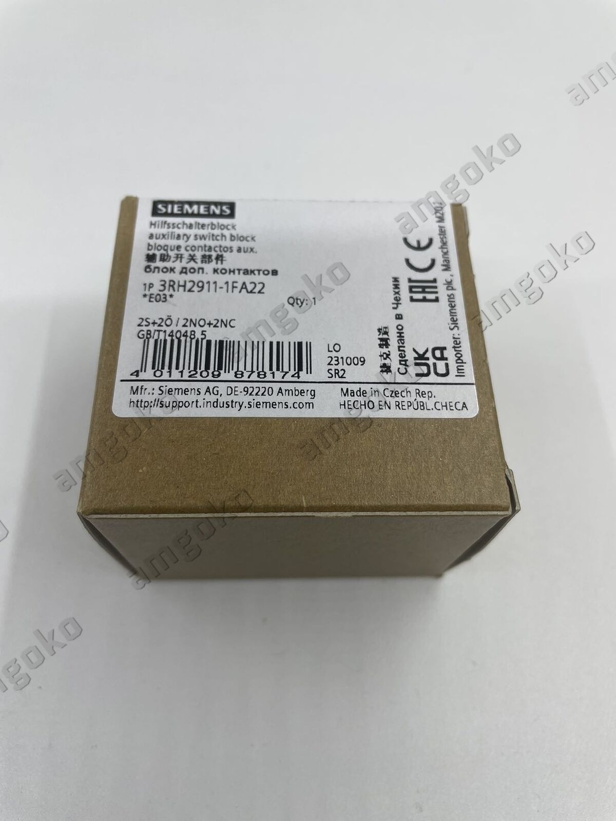 ** 1PC NEW SIEMENS 3RH2911-1FA22 free shipping