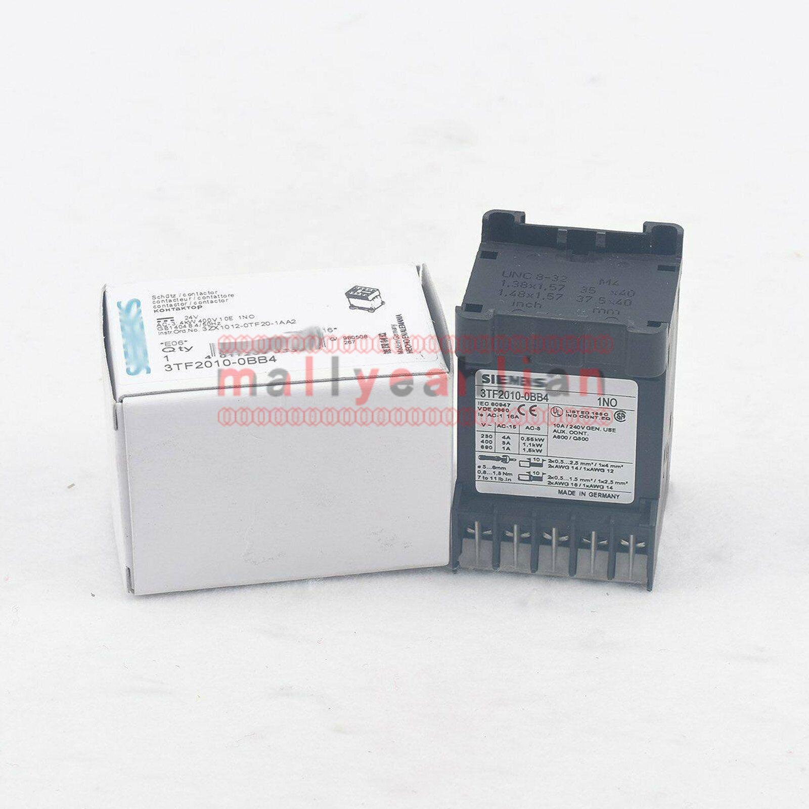 1PCS NEW Siemens 3TF2010-0BB4 3TF20100BB4 Contactor DC24V