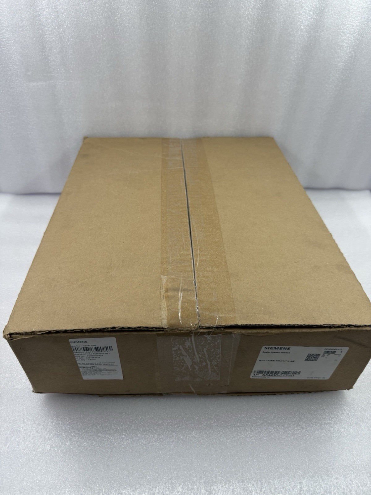 SIEMENS DESIGO  FCM2041-U2 S54430-C17-A1 FIRE ALARM OPERATOR INTERFACE PANEL