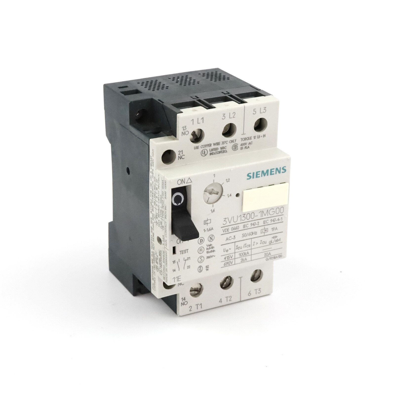 Siemens Circuit Breaker 3VU1300-1MG00 GEB