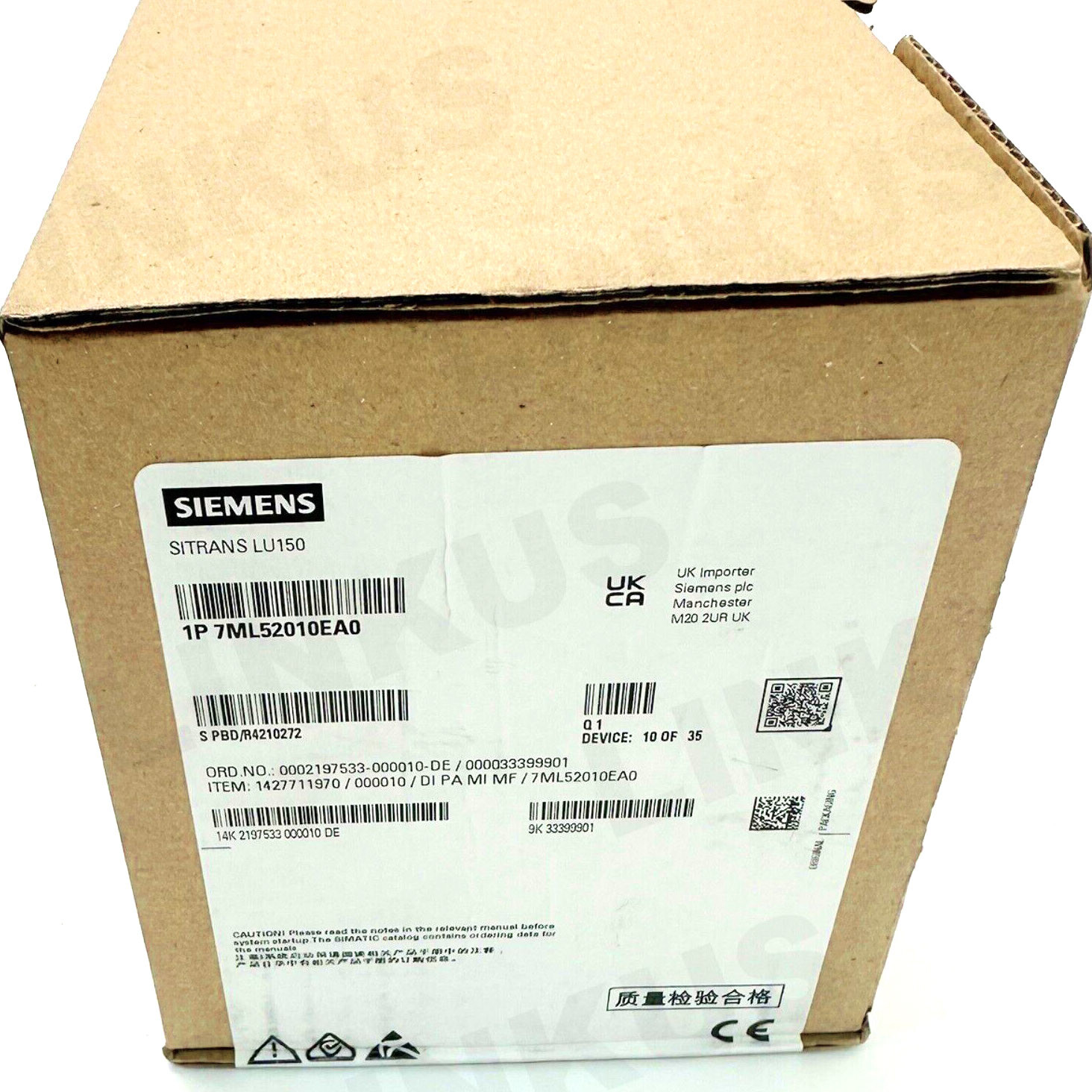 USA SIEMENS 7ML5201-0EA0 Probe 7ML52010EA0 Ultrasonic Level Meter Transmitter