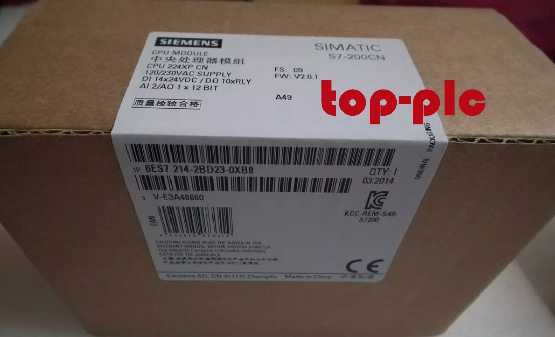 New Siemens 6ES7 214-2BD23-0XB8 / 6ES7 214-2BD23-0XB8 CPU Module