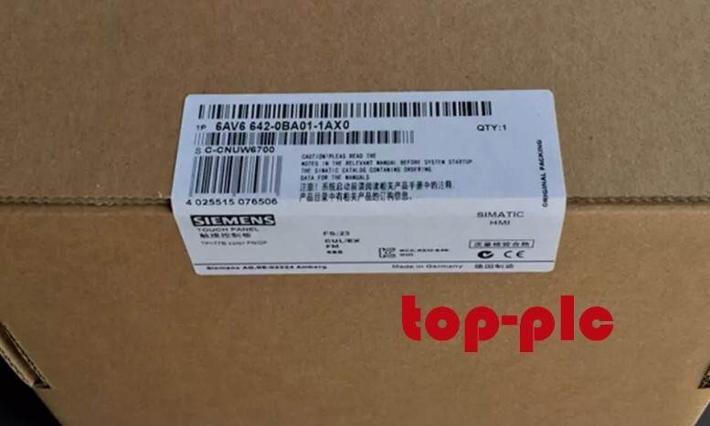 New Siemens 6AV6 642-0BA01-1AX0 Touch Panel 6AV6642-0BA01-1AX0