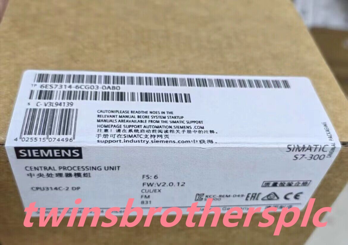 1PC Siemens 6ES7314-6CG03-0AB0 6ES7 314-6CG03-0AB0 New Expedited Shpping