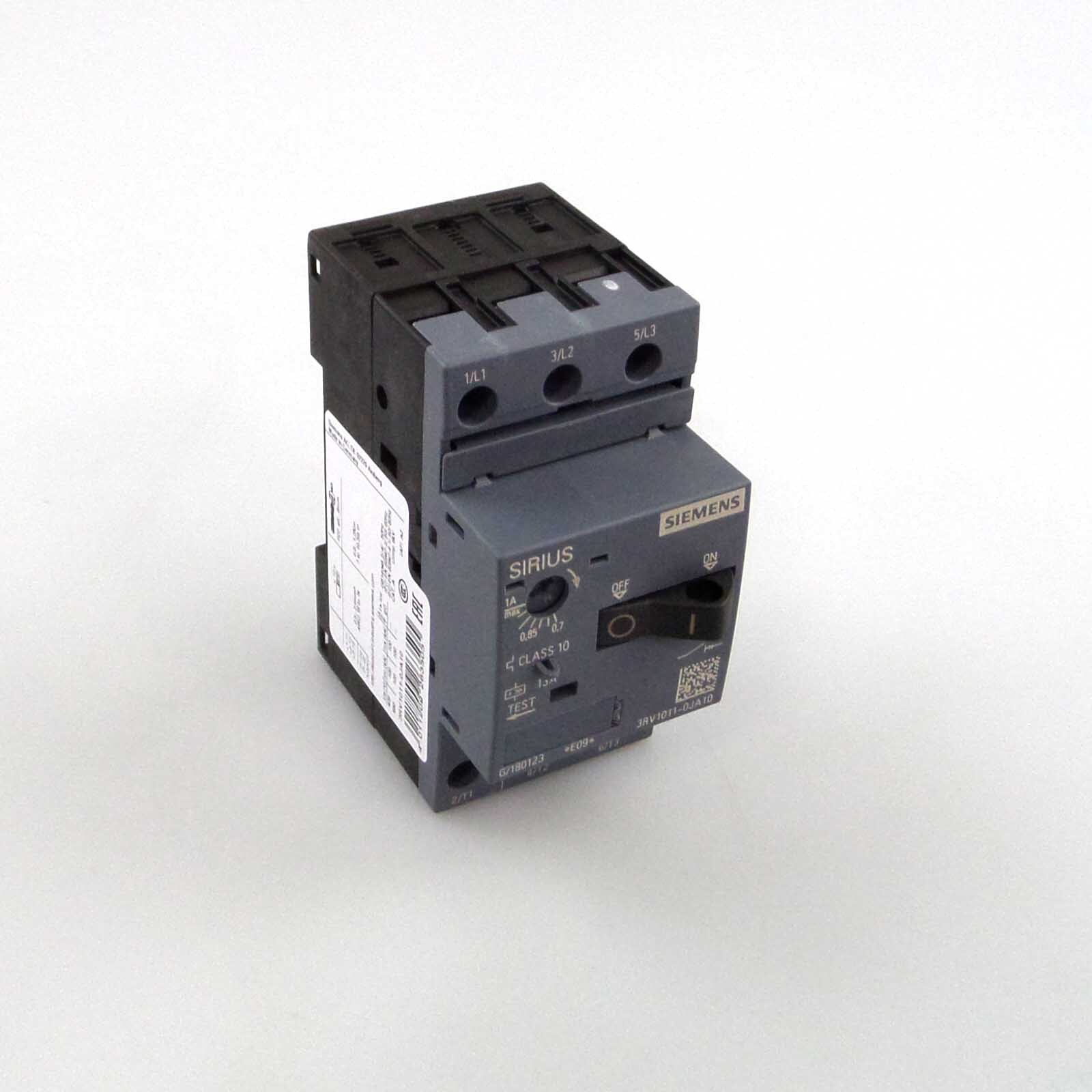 Siemens Circuit Breaker 3RV1011-0JA10 #K2 NOV