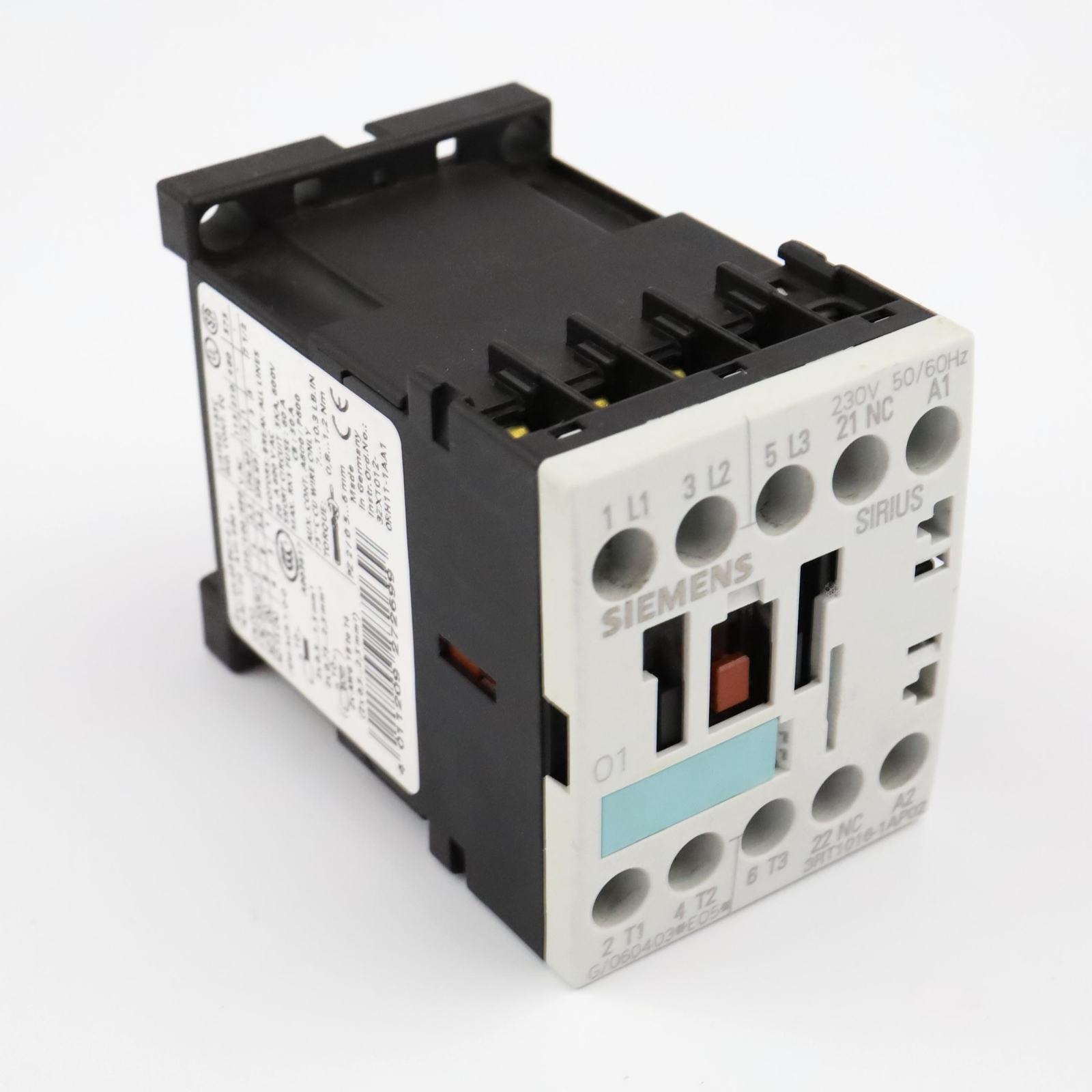 Siemens Sirius Contactor 3RT1016-1AP02 GEB