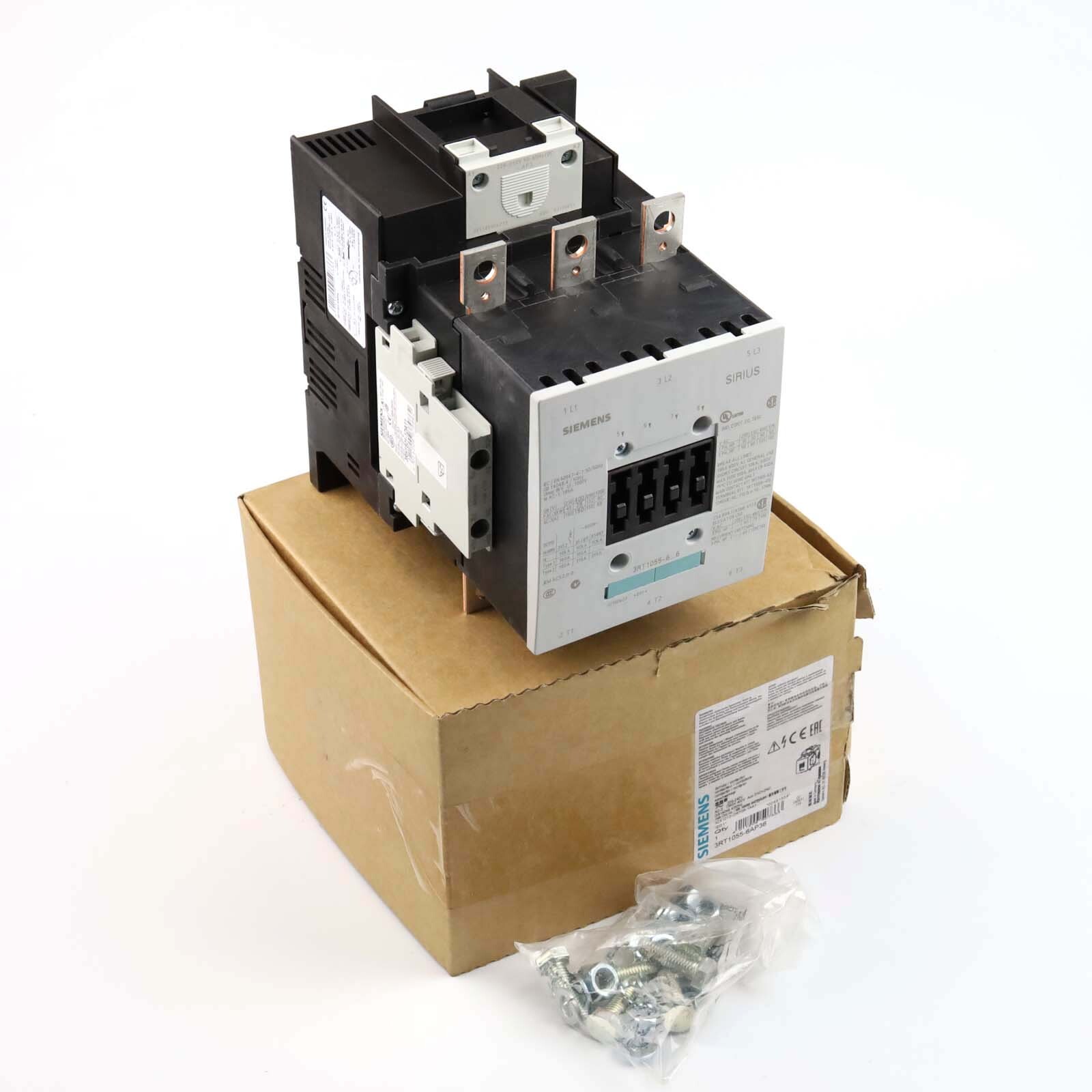 Siemens Contactor 3RT1055-6AP36 220-240V Original Packaging