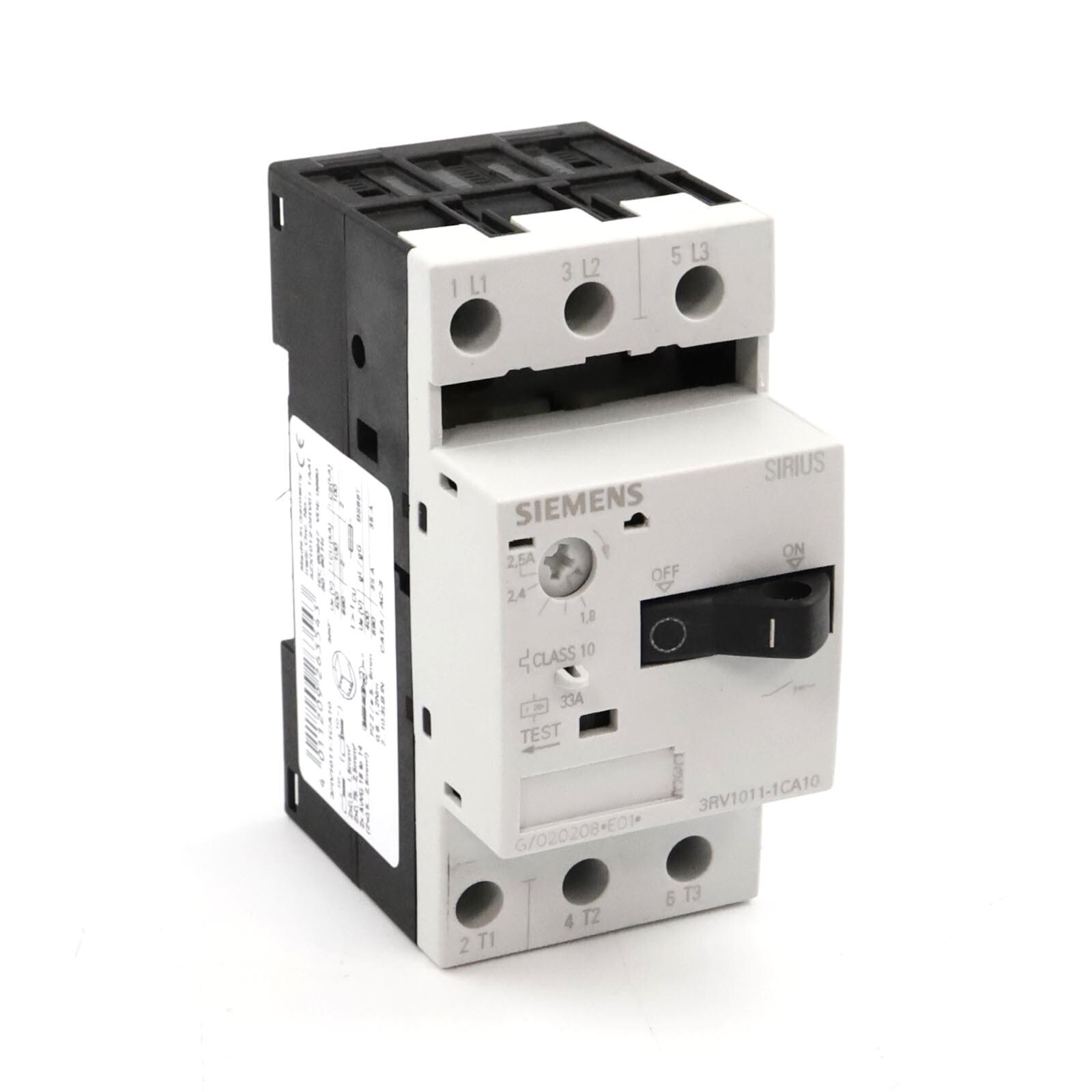 Siemens Circuit Breaker 3RV1011-1CA10 GEB