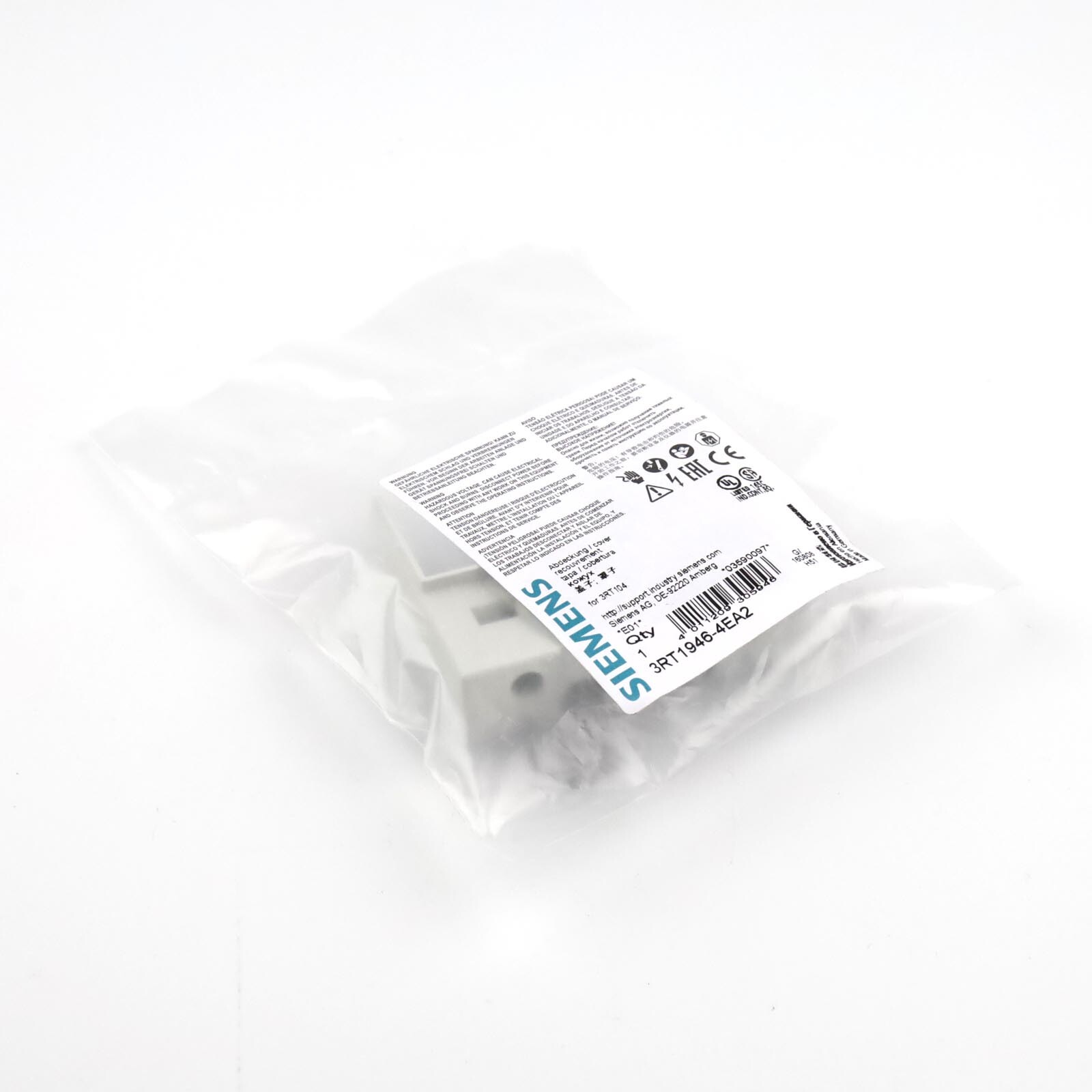 Siemens terminal cover 3RT1946-4EA2 original packaging