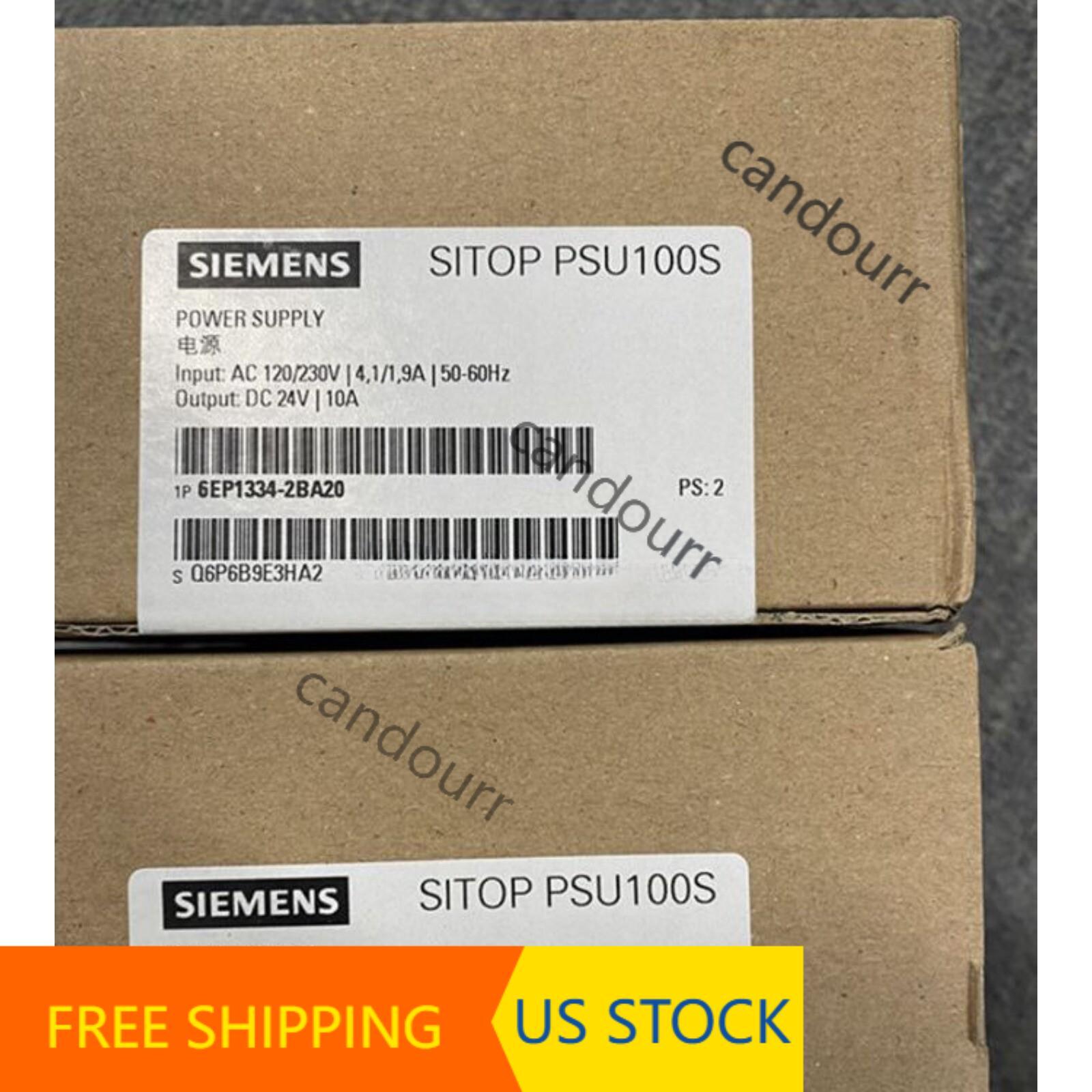 New In Box Expedited Shipping Siemens 6EP1334-2BA20 Power Supply Module