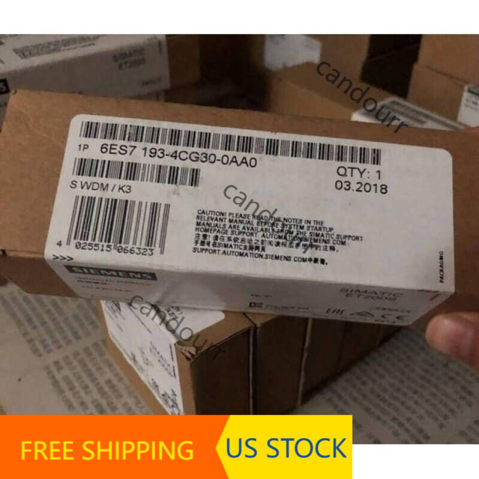 New Siemens 6ES7193-4CG30-0AA0 6ES7 193-4CG30-0AA0 1 terminal module for ET 200S