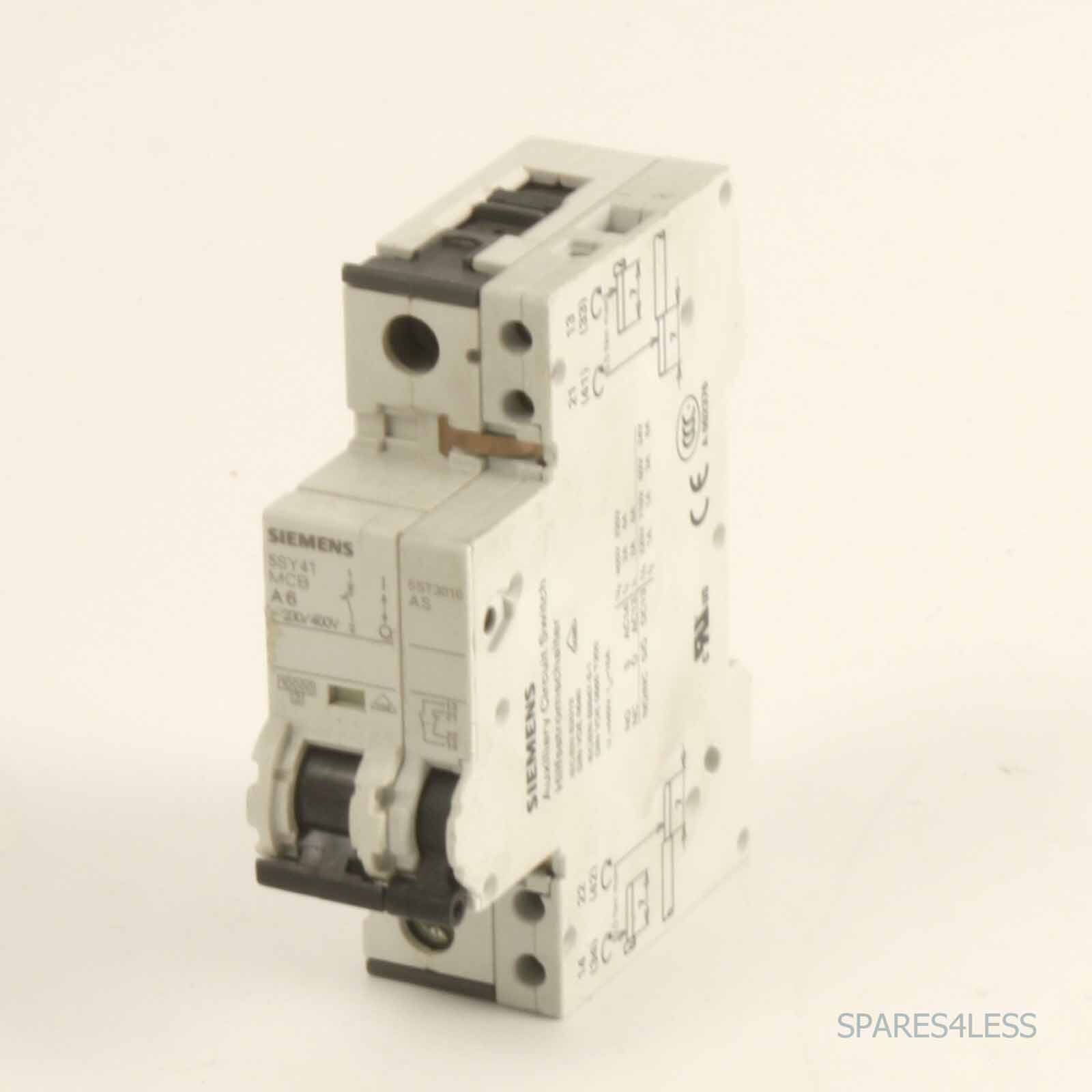 Siemens Circuit Breaker 5ST3010AS 5SY41MCB A6 GEB