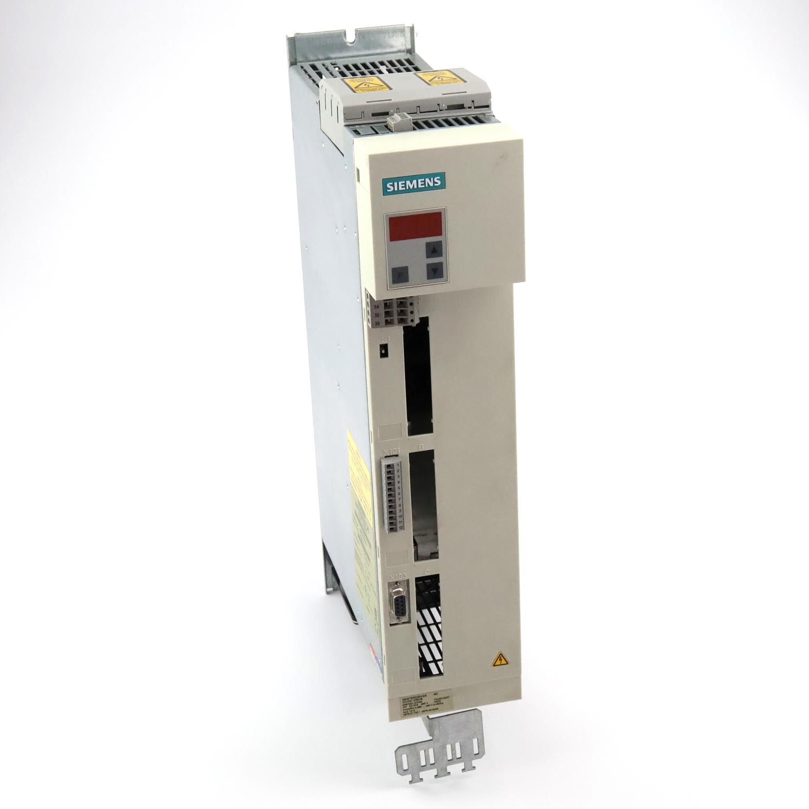Siemens SIMOVERT Masterdrive MC 6SE7021-0TP50-Z Z=K80+F01 E-Stand: G GEB