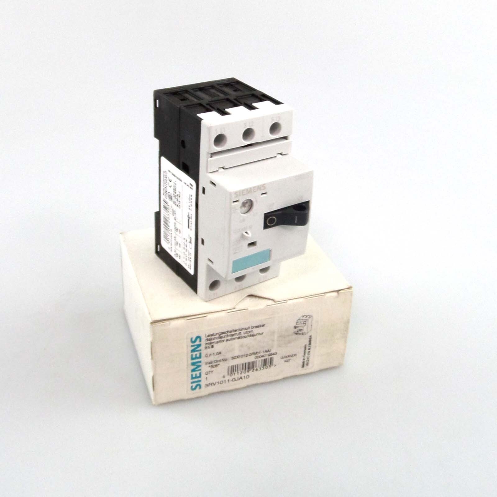 Siemens Circuit Breaker 3RV1011-0JA10 Original Packaging