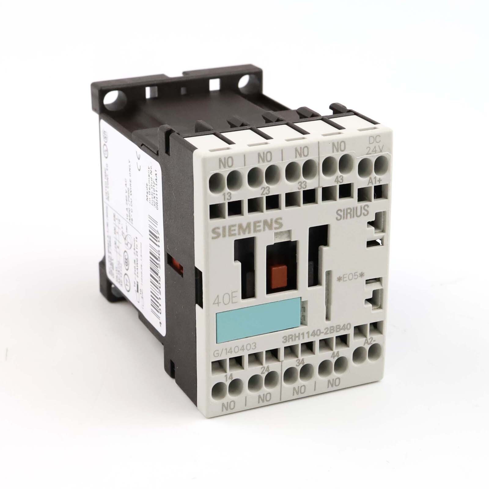 Siemens Auxiliary Contactor 3RH1140-2BB40 NOV