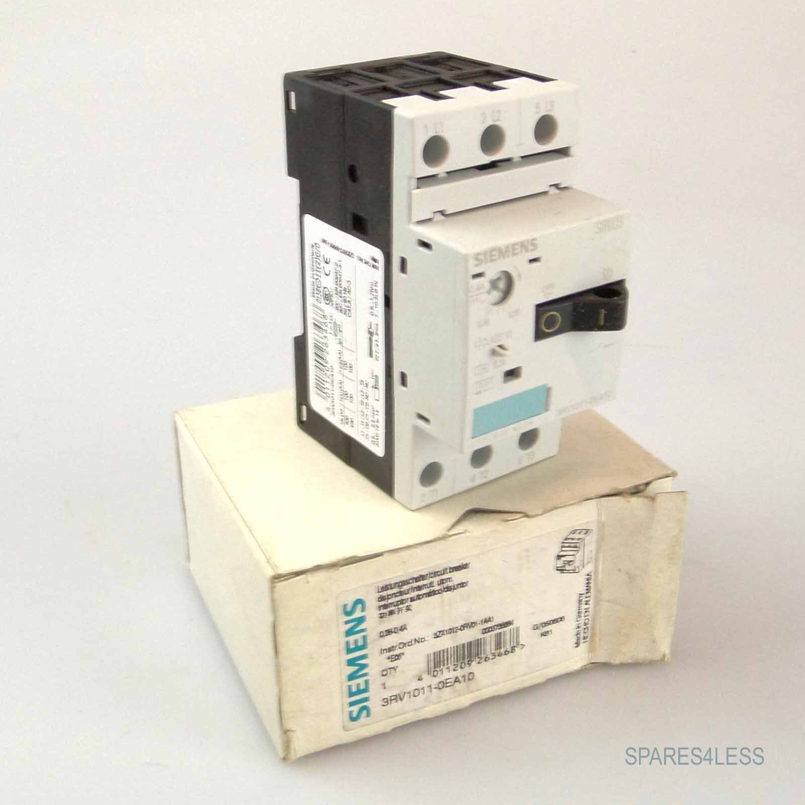 Siemens Circuit Breaker 3RV1011-0EA10 Original Packaging