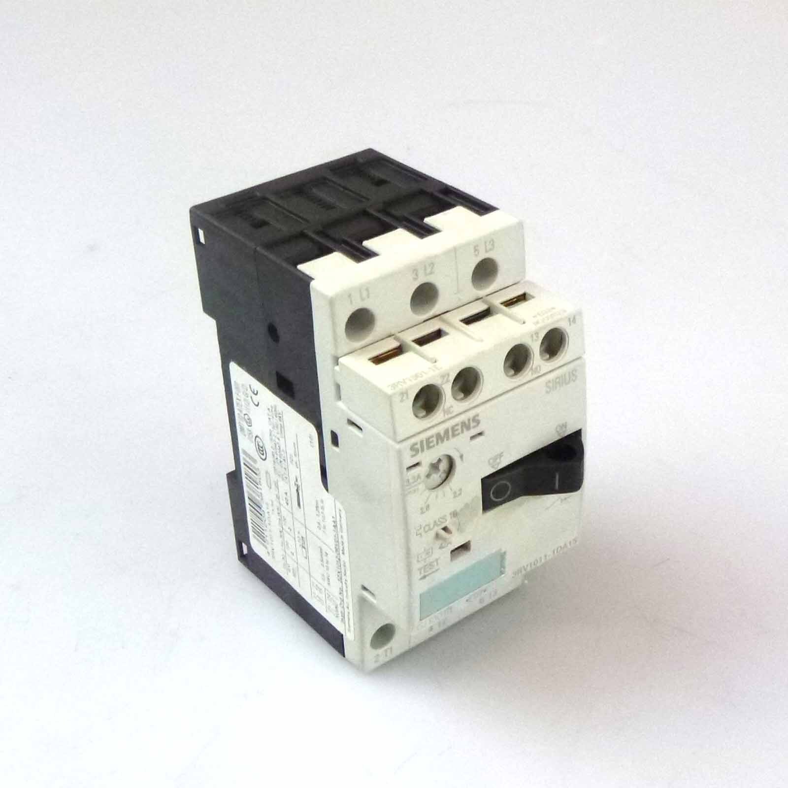 Siemens Circuit Breaker 3RV1011-1DA15 NOV