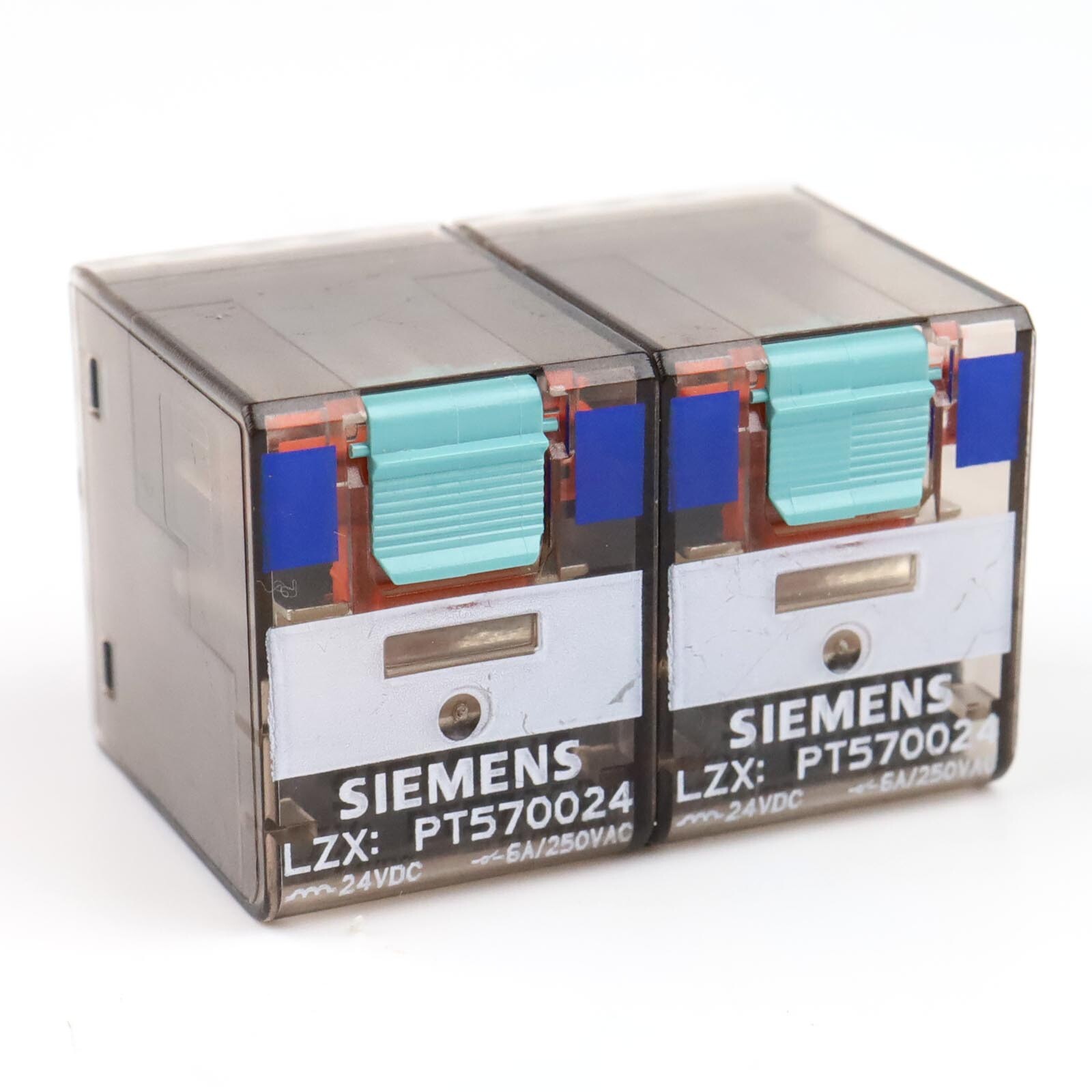 Siemens Relay LZX:PT570024 24VDC 6A/250VAC (2pcs) GEB