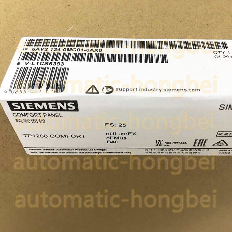 Siemens 6AV2124-0MC01-0AX0 Touch Panel 6AV2 124-0MC01-0AX0 FreeTax # MS