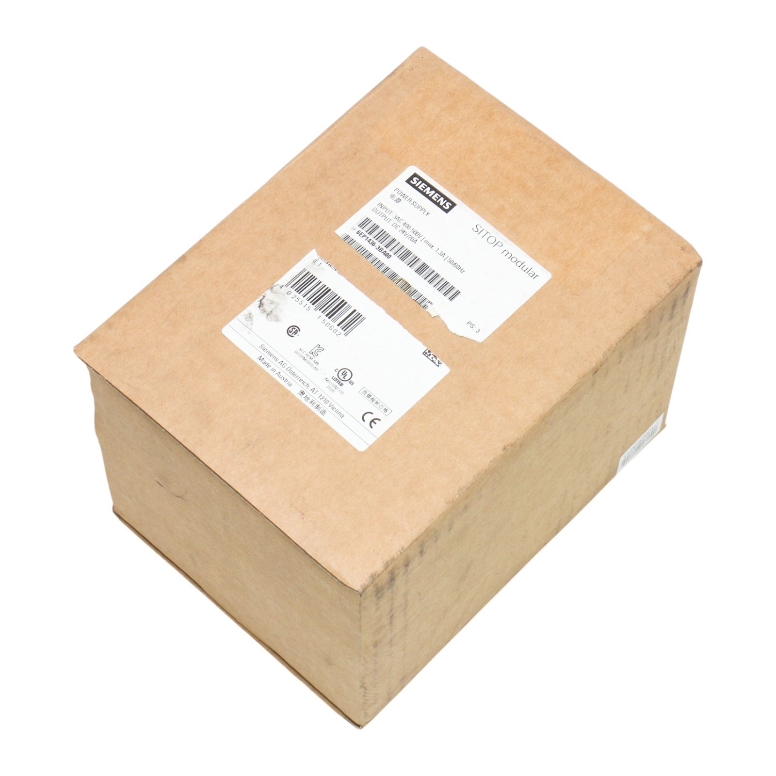 6EP1436-3BA00 SIEMENS, modular 20 A stabilized power supply 6EP14363BA00, ......