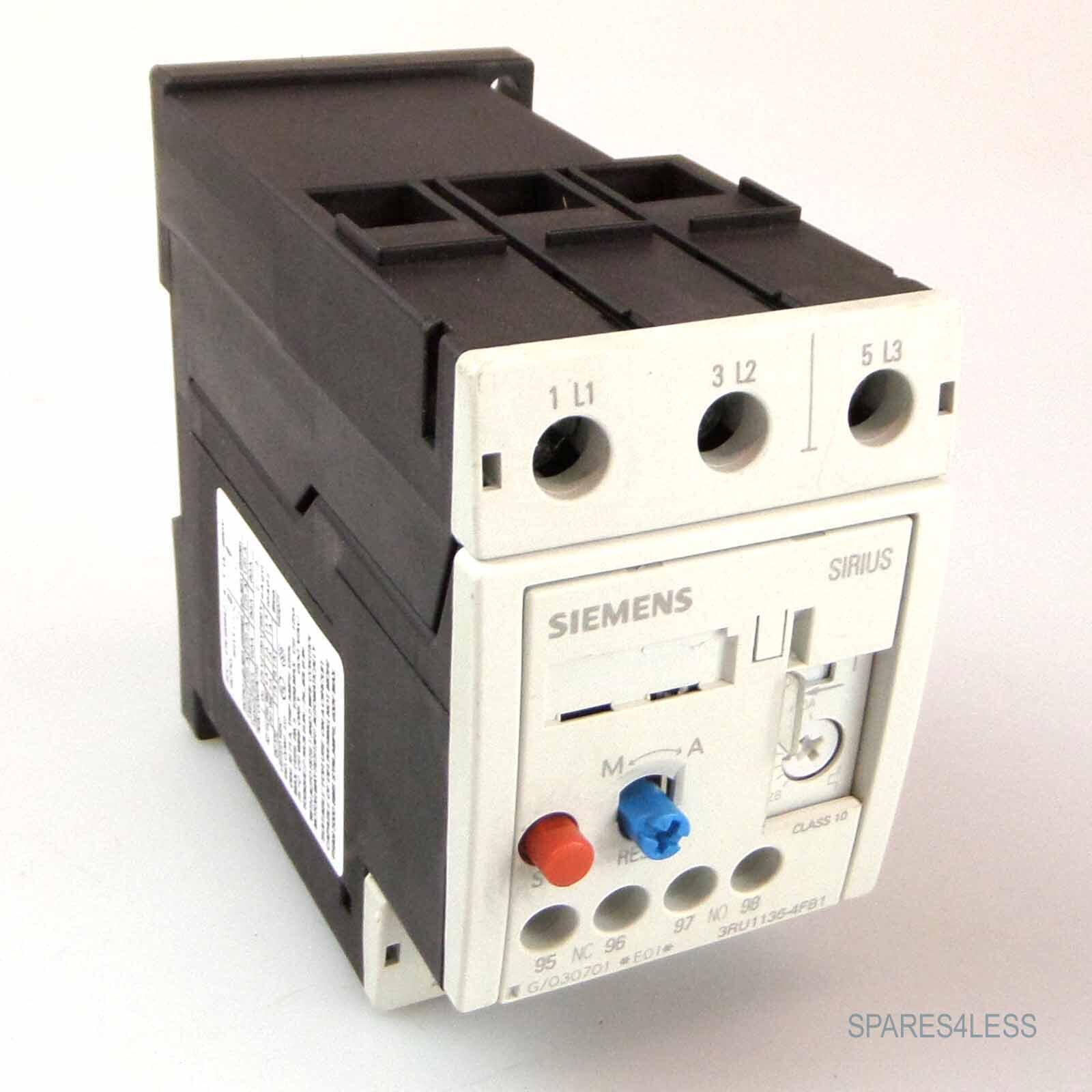 Siemens Overload Relay 3RU1136-4FB1 GEB
