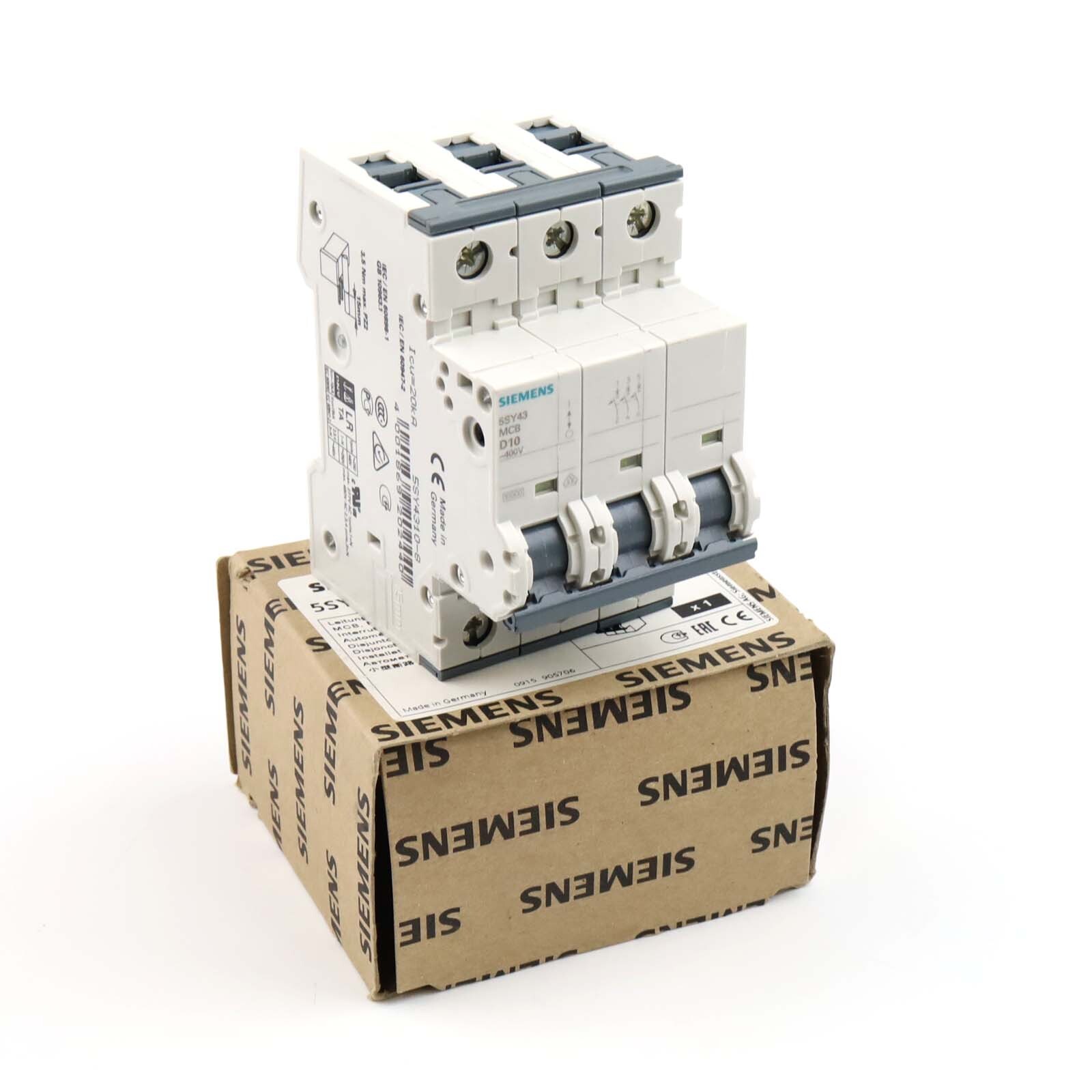 Siemens circuit breaker 5SY4310-8 original packaging