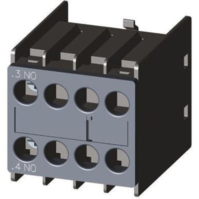 1PC SIEMENS 3RH29111HA10 Auxiliary Contacts Block, 10A 1NO, Size S00 and S0, Sc