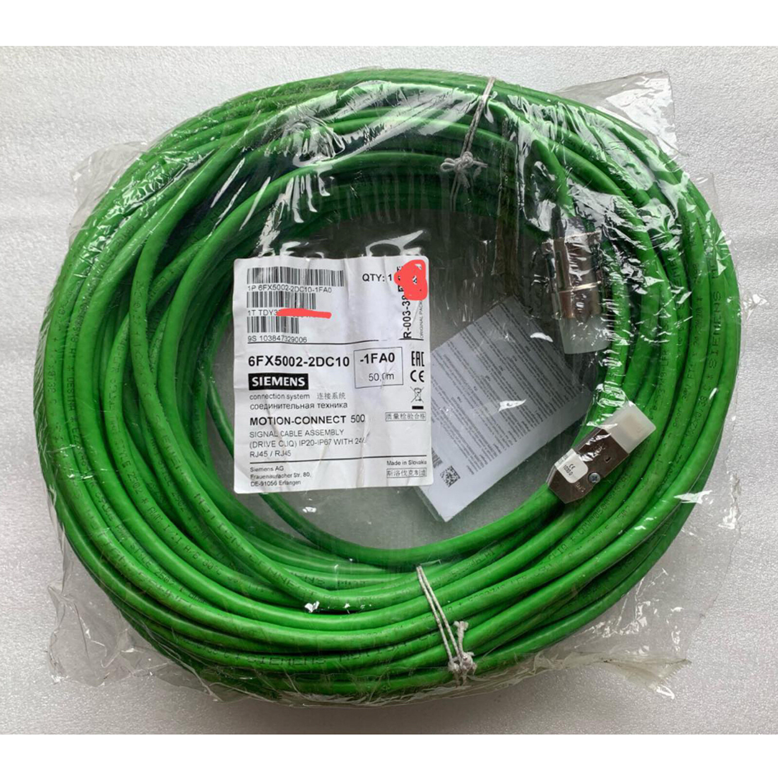 1PC New For SIEMENS Encoder Cable 50M 6FX5002-2DC10-1FA0 SPOT STOCK#XR
