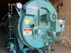 350 HP CLEAVER BROOKS 150 PSI STEAM BOILER 2007 MODEL CBLE-200-350-150