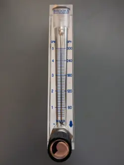 BROOKS INSTRUMENT FLOW METER (AIR) 100PSIG