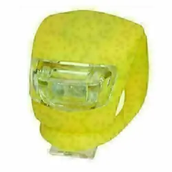 NEW BROOK BIKE CYCLING SUPER LED FRONT HEAD REAR LIGHT WATERPROOF LAMP YELLOW