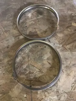 LOT OF 2 BROOKS EKSTROM # 10-9001 ELECTRIC KWH METER SEALING RING