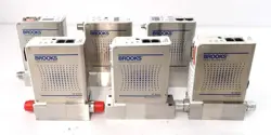 BROOKS GF SERIES MASS FLOW CONTROLLER MFC RESELLER LOT OF 6 WORKING SURPLUS