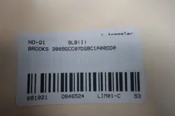 BROOKS 3809GCC07DGBC1A00DD0 VARIABLE AREA FLOW METER 57-570SCFH 1IN