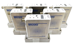 BROOKS GF125CXXC MASS FLOW CONTROLLER MFC AR AMAT RESELLER LOT OF 6 WORKING