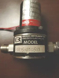 BROOKS 251-1000 5835-B1G5E1 N2 1000 SCCM AIR MASS FLOW CONTROL VALVE 1/16