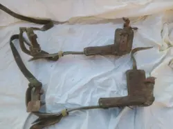 LINEMAN'S POLE TREE CLIMBING SPIKES MINE SAFETY APPLIANCES BROOKS CLIMBER PAIR