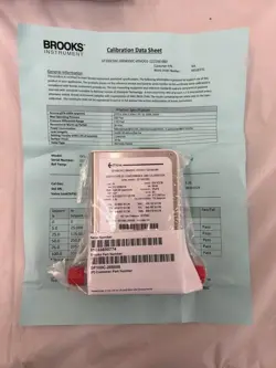 BROOKS INSTRUMENT MFC GF100CXXC-0004500C-VSVOG1-1221AX-000 / GF100C-2050005