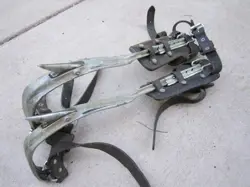 MELLING FORGING CO. BROOKS LINEMAN ARBORIST CLIMBING SPIKES GAFFS, ADJUSTABLE