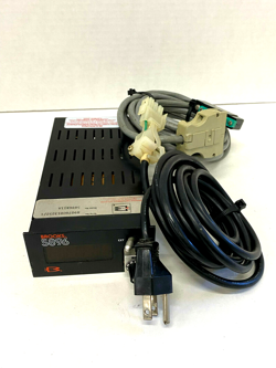 BROOKS INSTRUMENT 5896B11A FLOW READOUT WITH POWER CORD AND CABLE