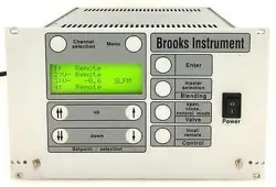 BROOKS 0154 4-CHANNEL MASS FLOW MICROPROCESSOR CONTROL & READ OUT UNIT