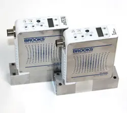 LOT 2 BROOKS GF125CXXC MASS FLOW CONTROLLER GF125C N2 7200 SCCM