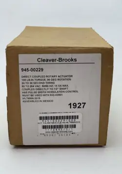 CLEAVER BROOKS 945-00229 DIRECT COUPLED ROTARY COMPARE TO ML7999A2001