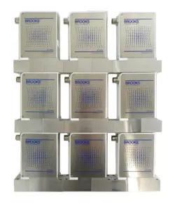 BROOKS GF125CXXC MASS FLOW CONTROLLER MFC GF125C LOT OF 9 WORKING SURPLUS