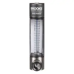 BROOKS 1250AR6071MRSVV FLOWMETER,FLOW RANGE @ CCM OF AIR 0-6000