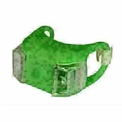 NEW BROOK BIKE CYCLING TWIN SUPER LED FRONT HEAD REAR LIGHT WATERPROOF GREEN